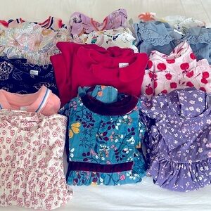 Dress bundle 2-3 Y, all cotton. Polarn O Puret , Zara, Molo, Mini tutu, crewcuts